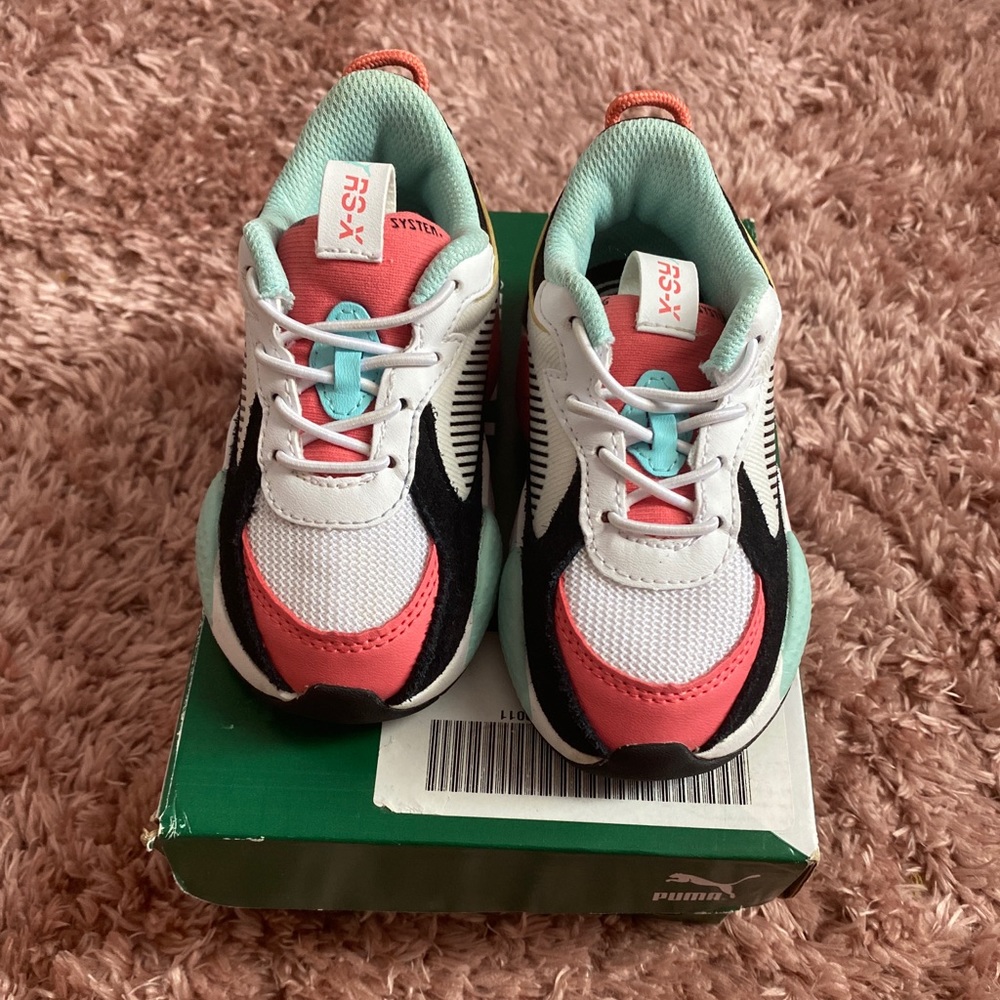 Toddler size 7c puma rsx shoes